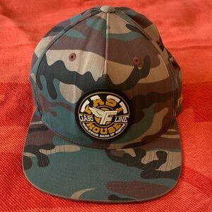 Fasthouse Camo Snapback Hat EUC